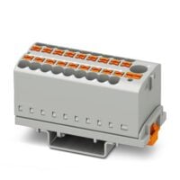 Phoenix Contact Verteilerblock 0,14-4qmm, grau PTFIX6/18X2,5-NS35GY