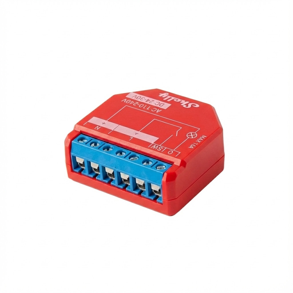 Shelly Shelly Relais "1PM Gen4 2er Pack" max 16A 1 Kanal Messfunktion WLAN Matter Zigbee Bluetooth
