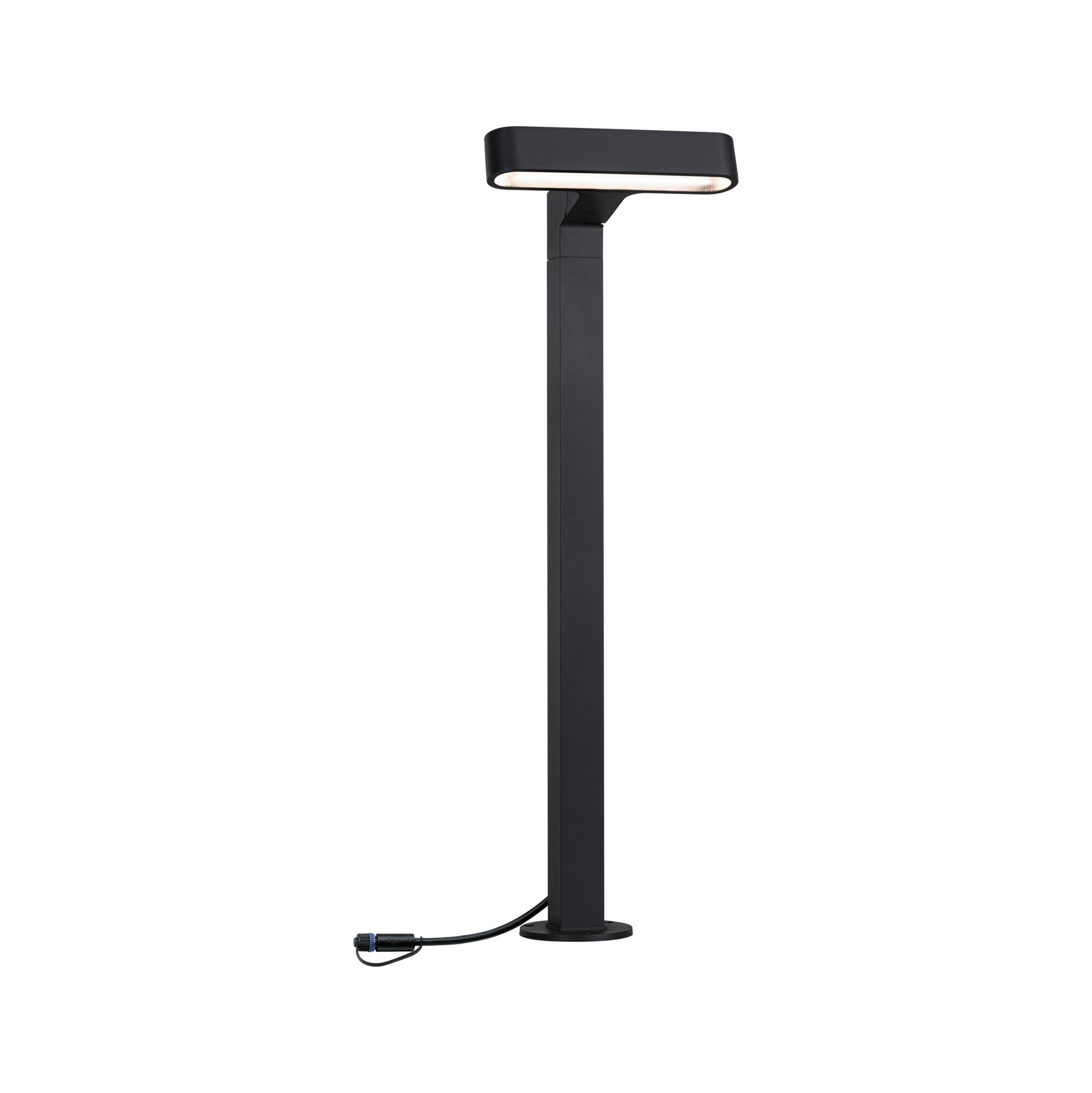 Paulmann PAULMANN LED-Pollerleuchte 7,5W IP65 Aluminium ITO 945.46 3000K 450lm anthrazit Kst_opal