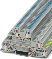 Phoenix Contact Installationsetagenklemme 0,2-4qmm 5,2mm grau UTI 2,5-PE/L/N