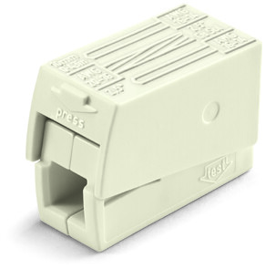 WAGO GmbH &amp; Co. KG Leuchtenklemme 2x1,0-2,5mmq weiss 224-112