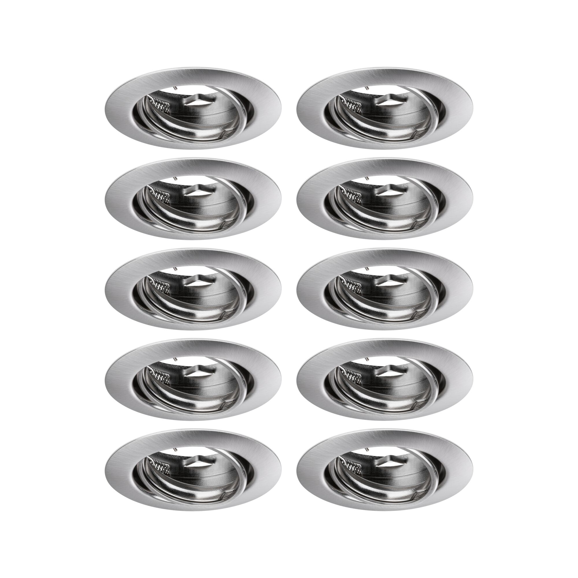 Paulmann PAULMANN Einbaustrahler 10W HV eisen Aluminium 933.99 GU10 eisen gbürst engstr IP20