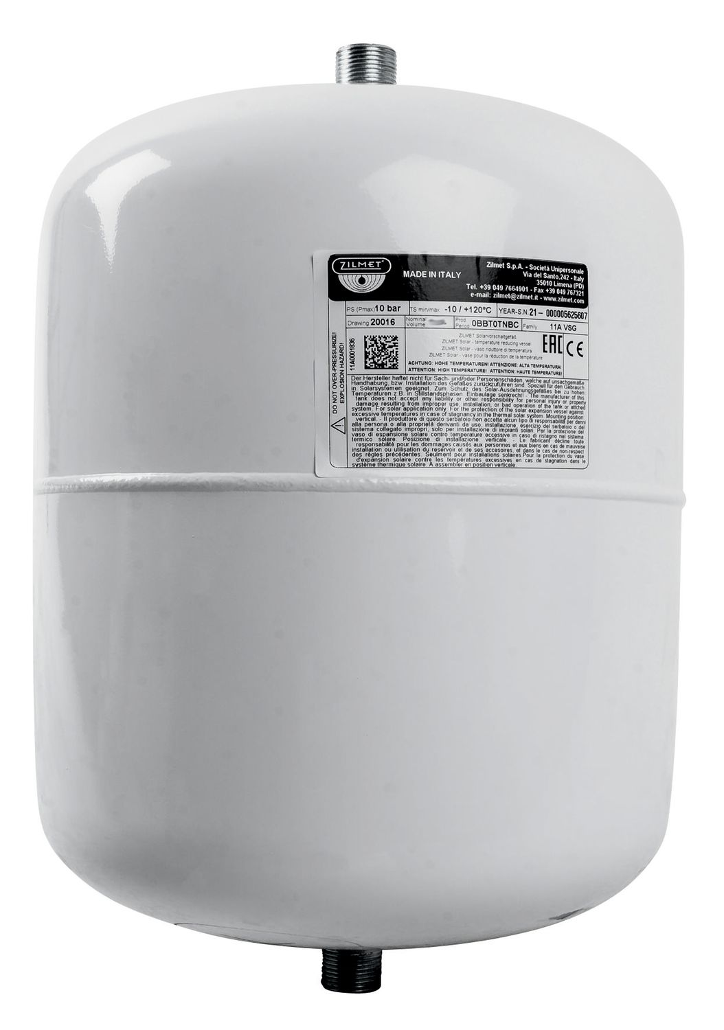 Vorschaltgefäß Solar Inhalt 35 Ltr.