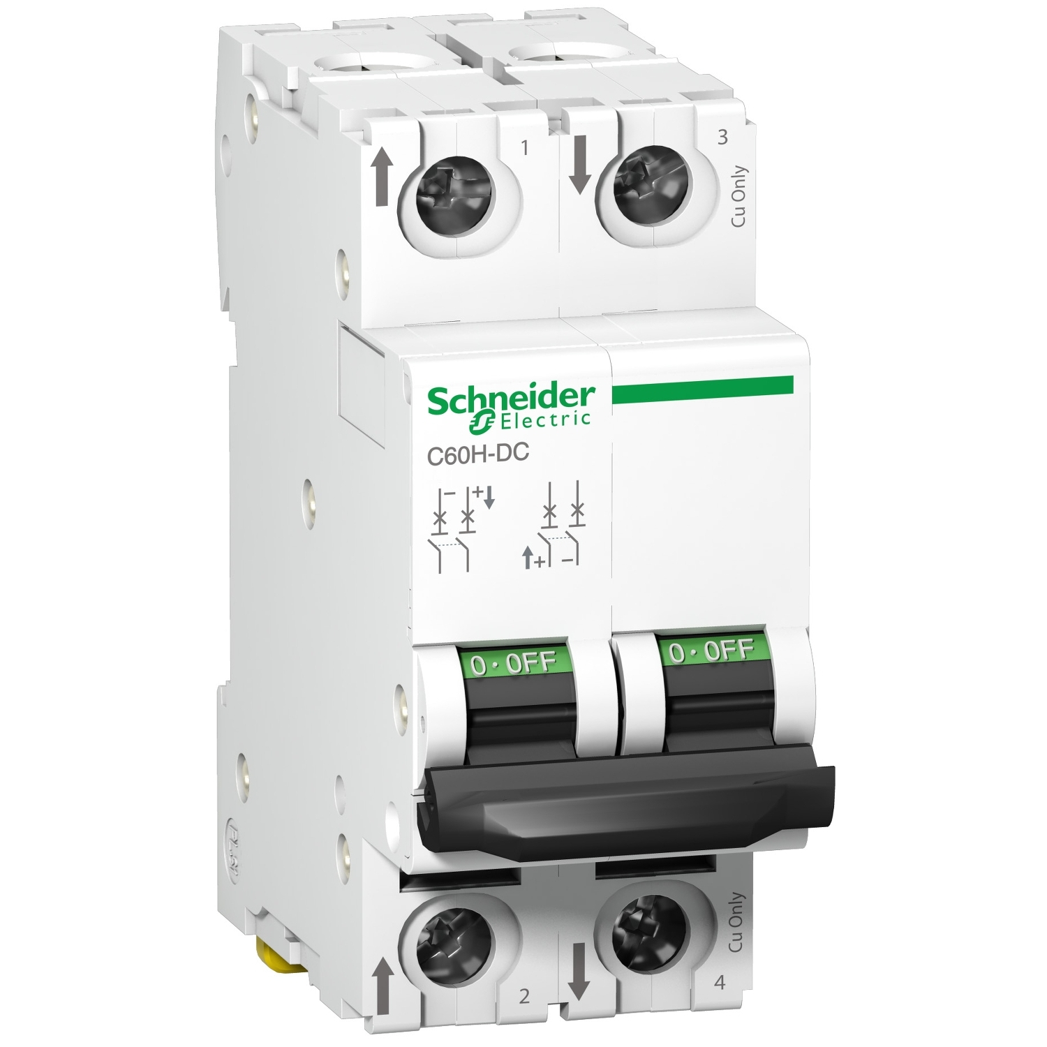 Schneider Electric LS-Schalter 2P 6A C C60H-DC A9N61526