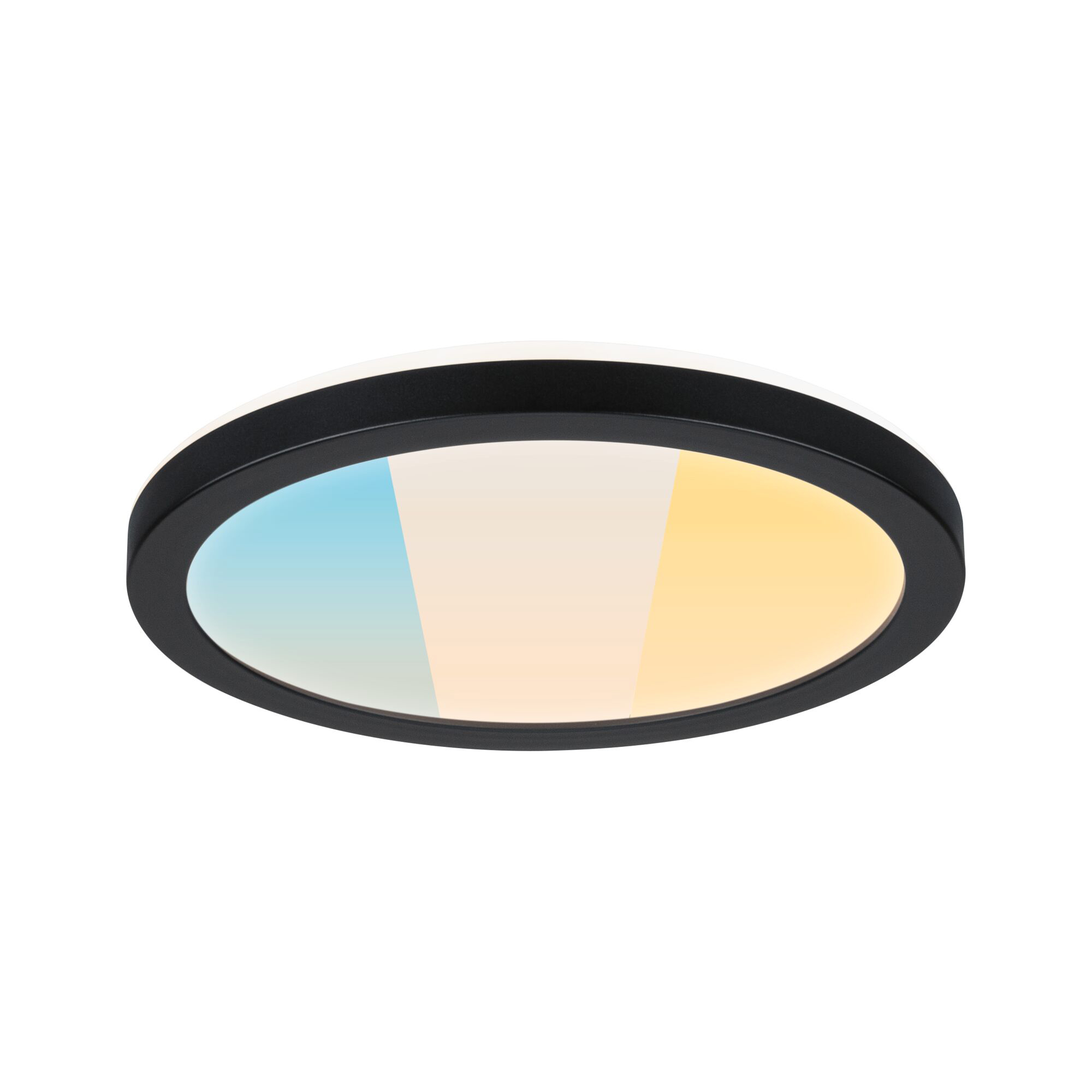 PAULMANN LED-Panel Ø190mm 9,5W 1100lm schwarz Atria Shine 712.71