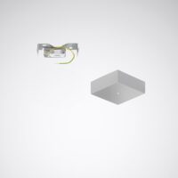 Trilux Deckenanschlussdose eckig, si-grau ZAE 03