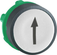 Schneider Electric Drucktaster flach, weiß, Pfeil hoch ZB5AA334