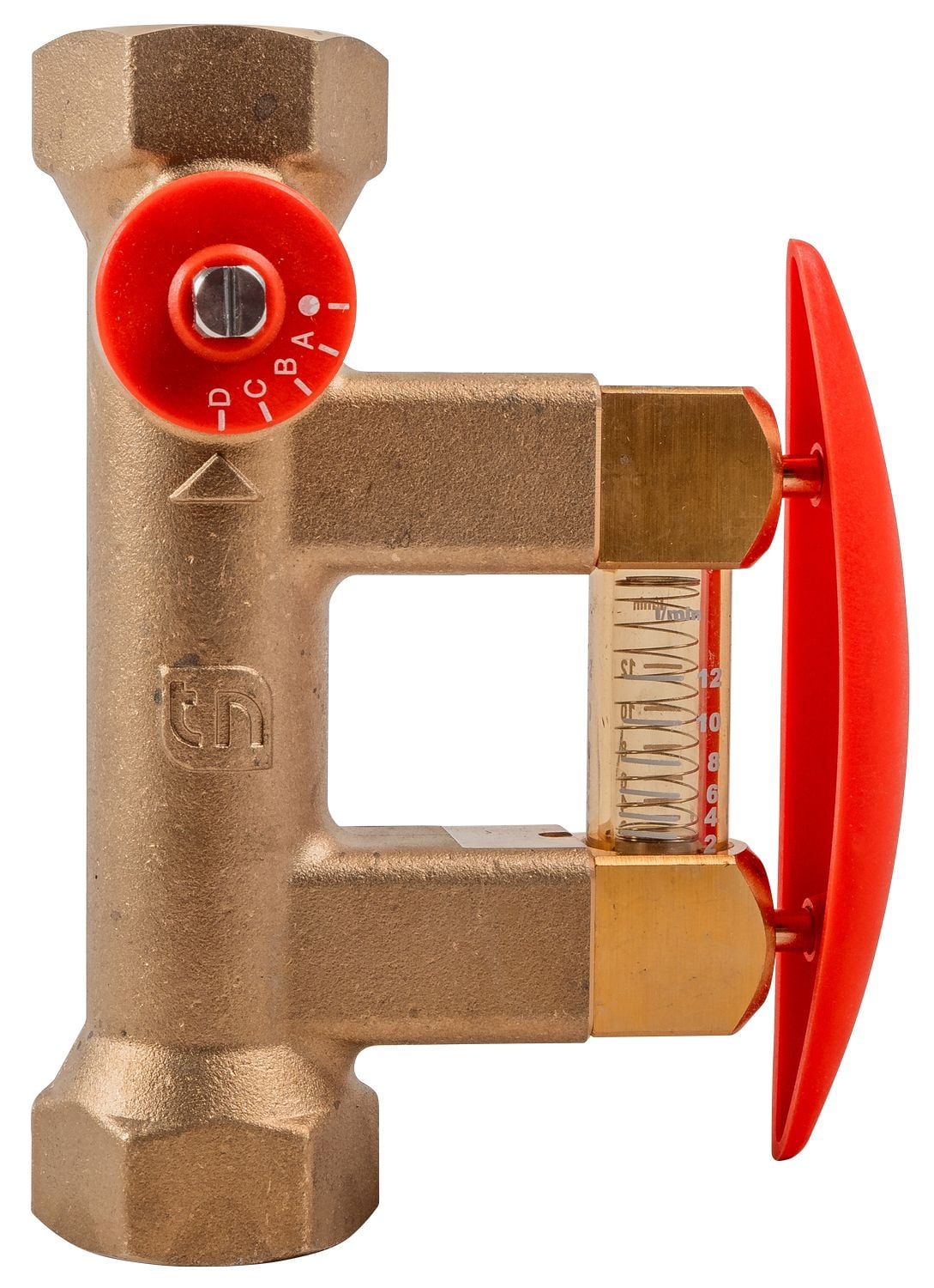 Durchfluß-Regulierung Solar DN20 3/4" Innengewinde, 2-12L/min (bis 8 Kollektoren)