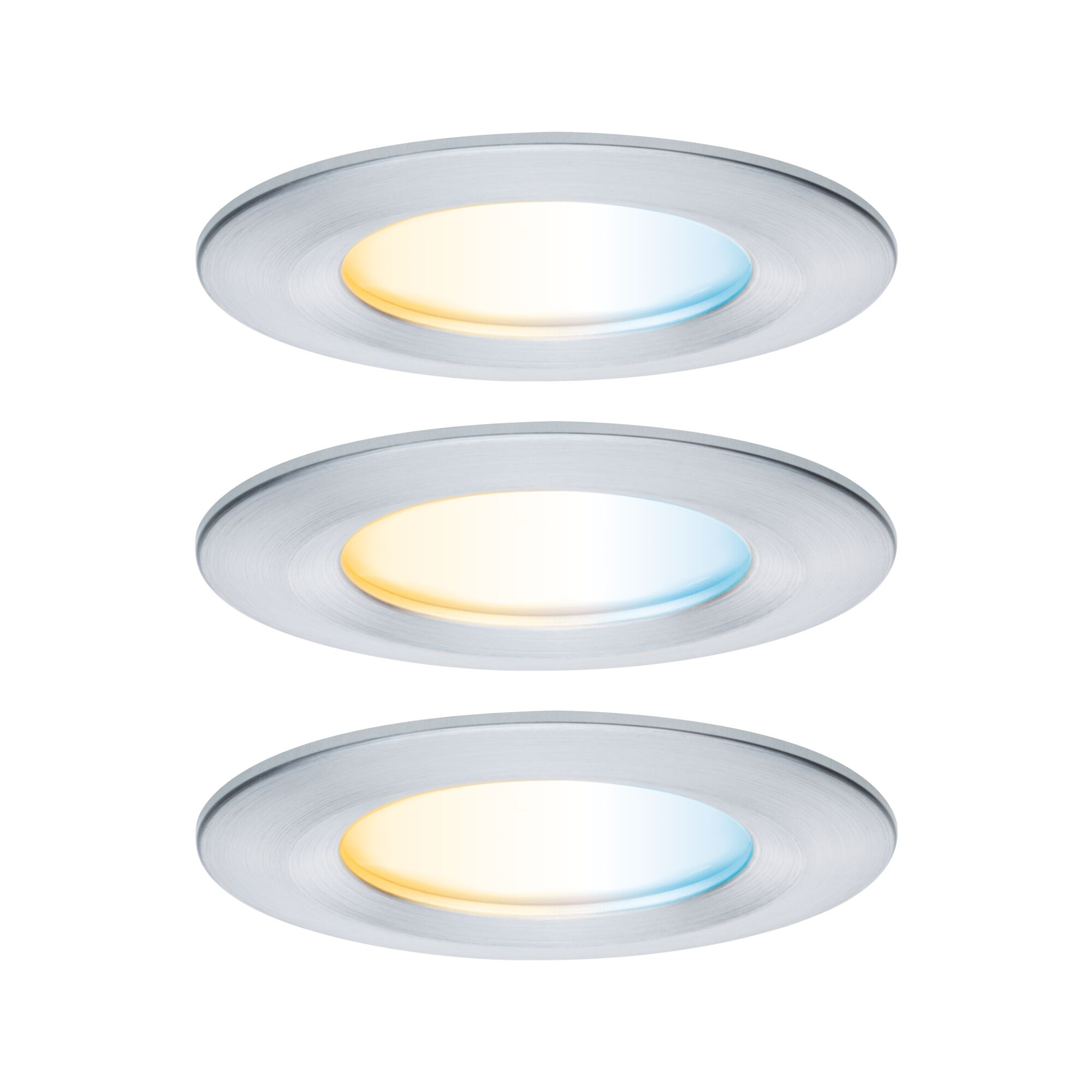 Paulmann PAULMANN LED-Einbaustrahler 6W Konverter alu Nova 924.44 3LEDs 2200-6500K weiß 530lm