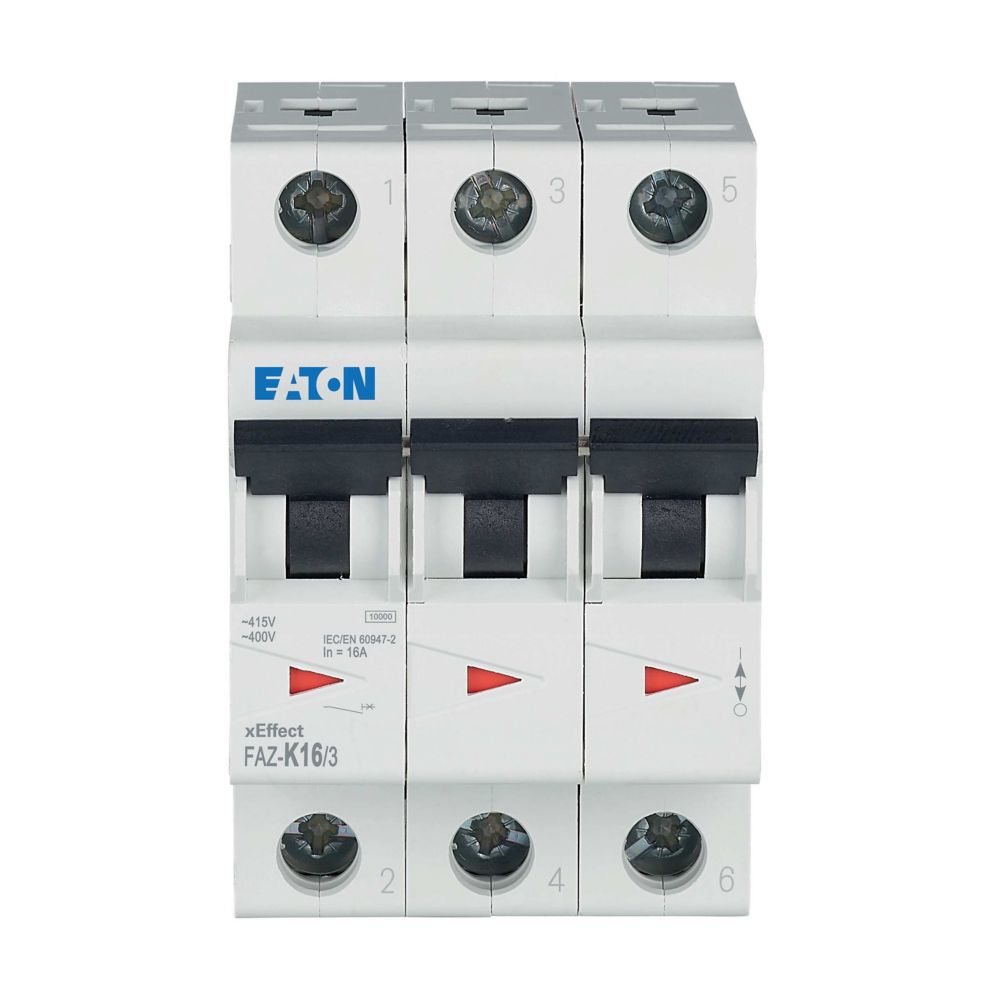 Eaton Eaton (Moeller) Leitungsschutzschalter K 16A, 3p FAZ-K16/3