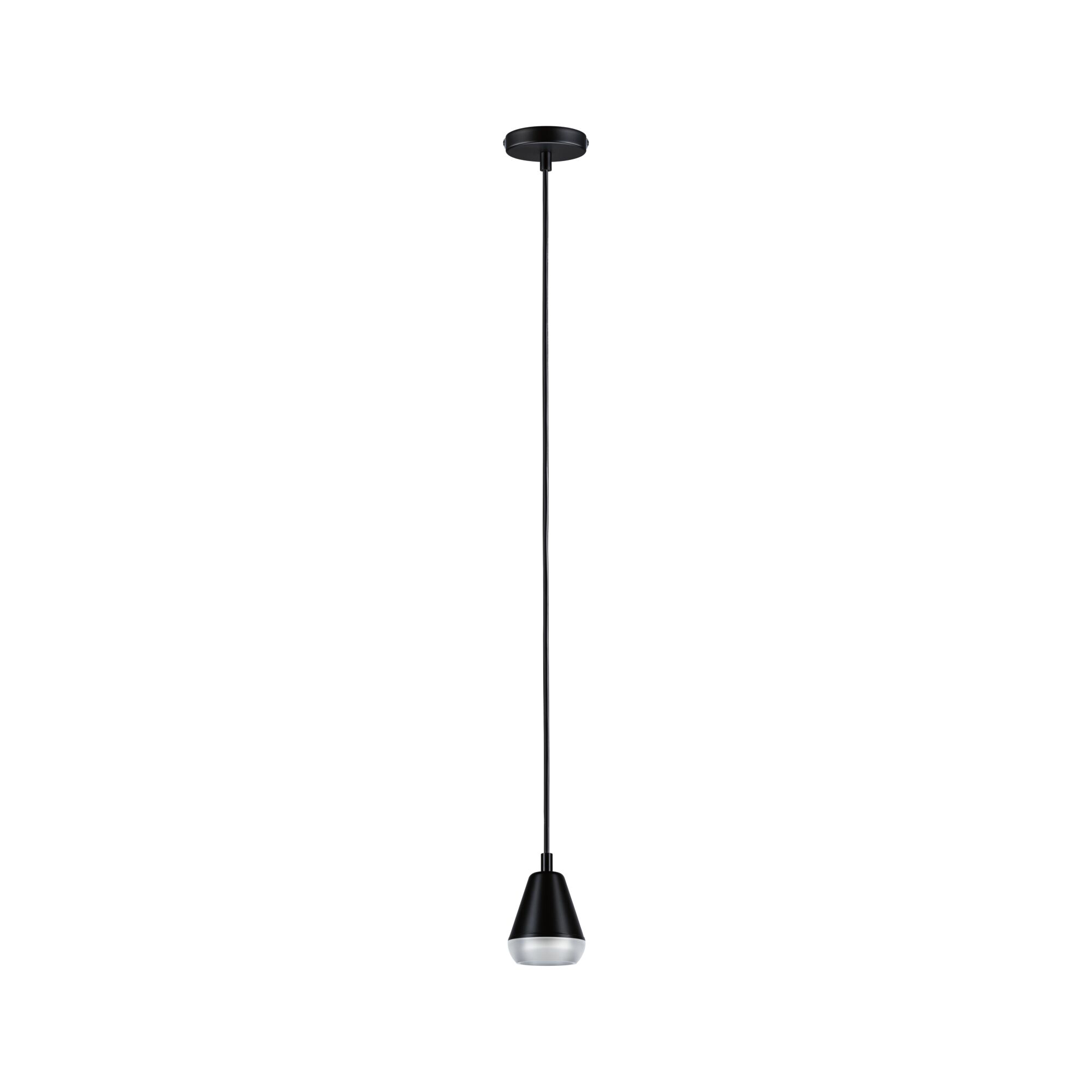 Paulmann PAULMANN LED-Pendelleuchte 1LED schwarz GU10 Luia 769.90 sym IP44