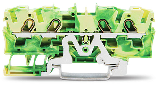WAGO GmbH &amp; Co. KG Schutzleiterklemme 4-Leiter, TS 35 2004-1407