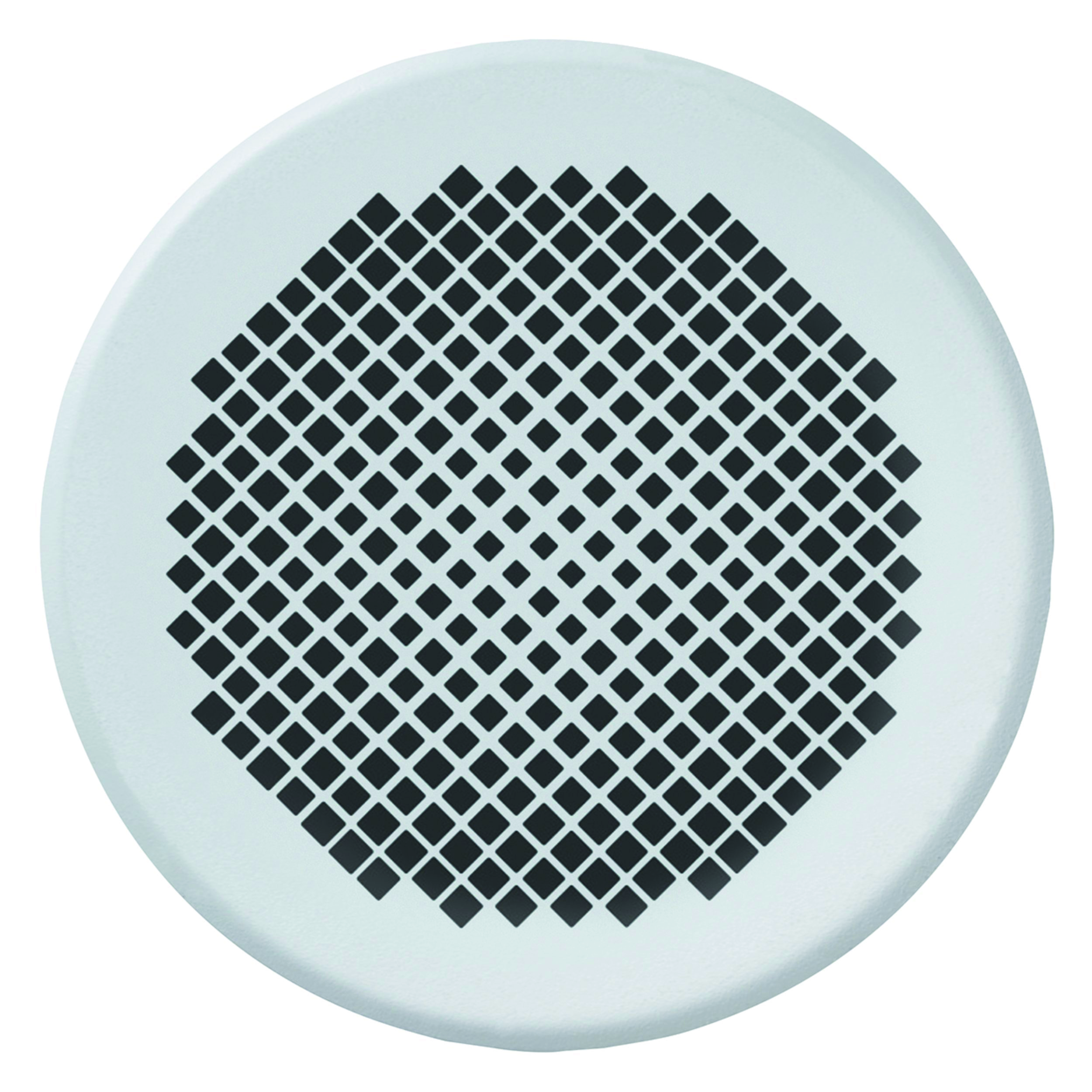 VAILLANT Design Abdeckblende rund Durchmesser 125 mm Square weiß