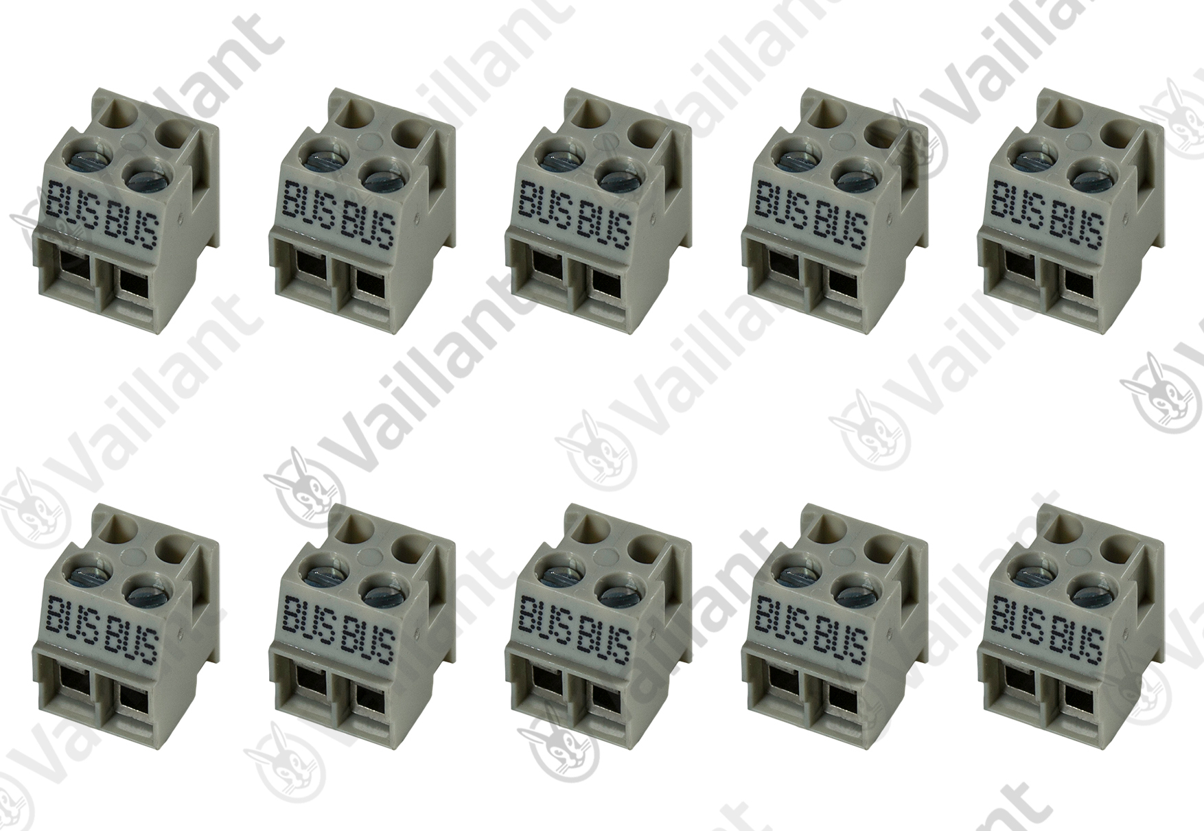 Klemmleiste, 2-polig, (x10) Vaillant-Nr. 0020162579