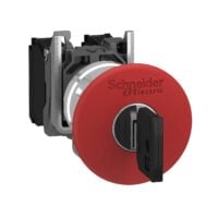 Schneider Electric Not-Aus-Taster Schlüsselentr. XB4BS9445