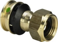 Viega Verschraubung RAXOFIX 5363, 646486 32x11/4, a Rg m.SC-Contur flachdi p.Stck