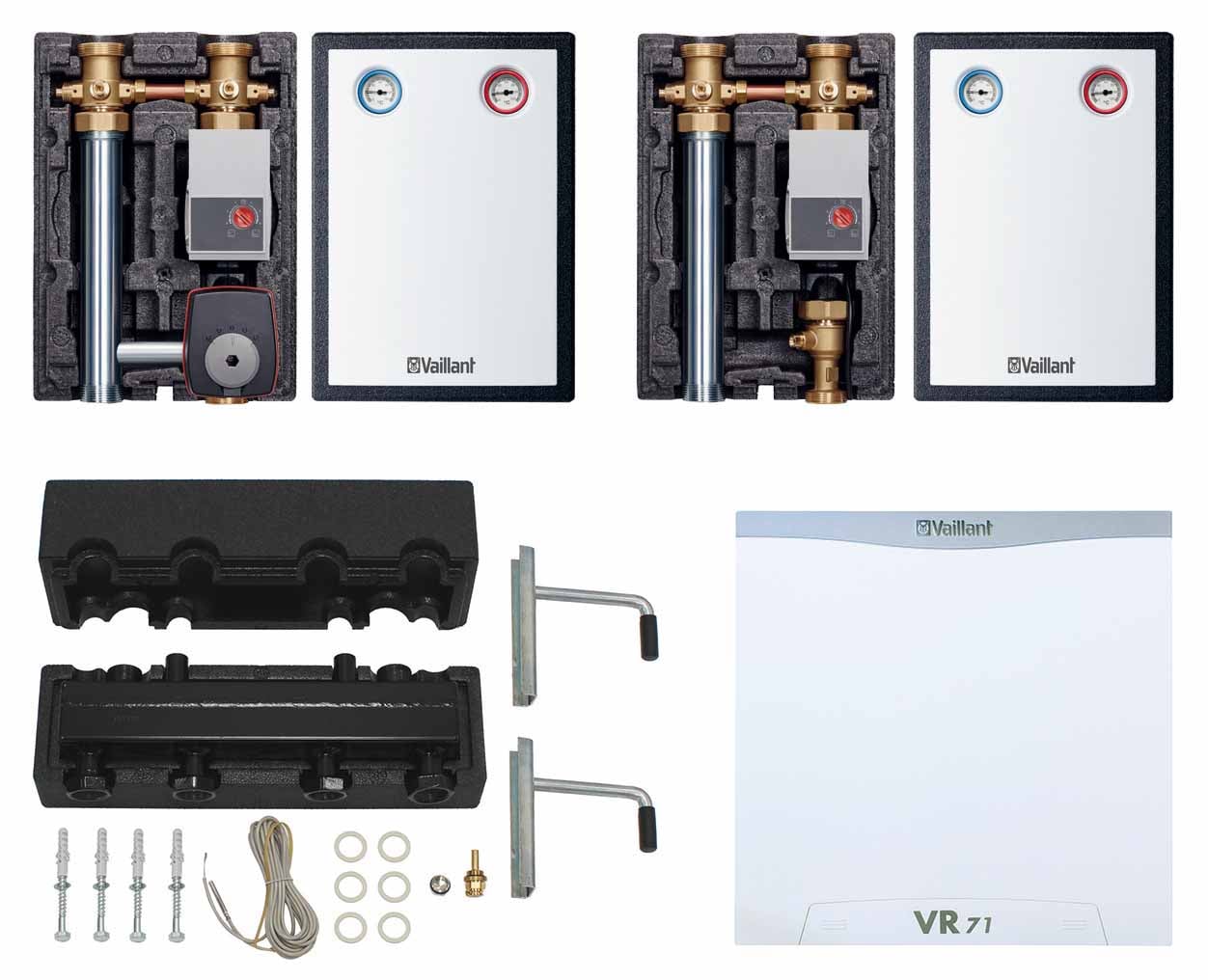 VAILLANT Paket Erweiterung 2, 1 Mischerkreis, 1 unger. Heizkreis, VR 71