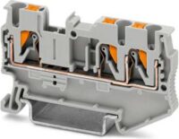 Phoenix Contact Durchgangsreihenklemme 0,14-4qmm, 5,2mm, grau PT 2,5-TWIN