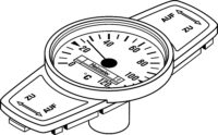 Thermometer für Globo H, P, P-S zum Nachrüsten bei DN 10 bis DN 32, rot