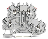 WAGO GmbH & Co. KG Doppelstockklemme L/L 1 mm2 grau 2000-2201/352-000
