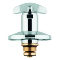 Oberteil 11505 für UP-Ventile Trecorn Griff Markierung rot 3/4" chrom