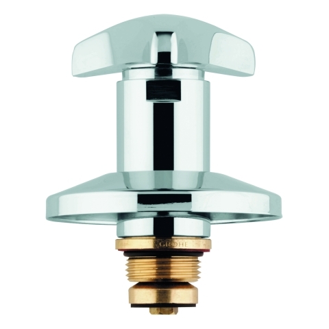 Oberteil 11505 für UP-Ventile Trecorn Griff Markierung rot 3/4" chrom