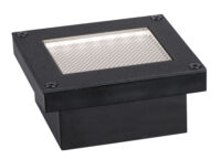 PAULMANN LED-Bodeneinbauleuchte 0,1W schwarz Domenic 945.78 3000K 0,12lm 1,2V IP67