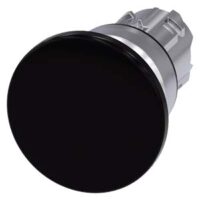 Siemens Dig Industr. Pilzdrucktaster 22mm, rund, schwarz 3SU1050-1BD10-0AA0