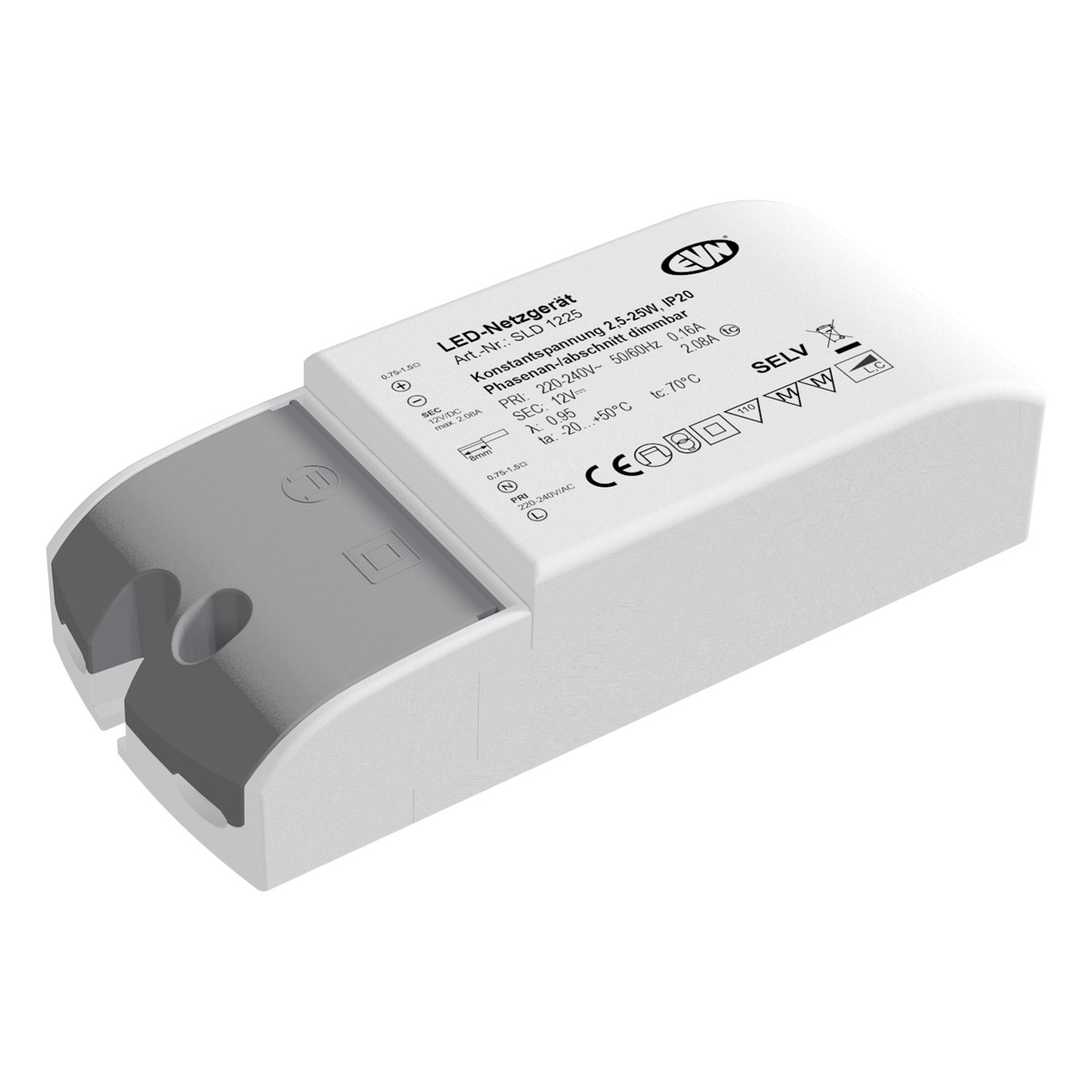 EVN Lichttechnik Netzgerät 12V/DC 3-25W IP20 SLD1225
