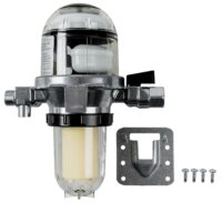 Heizölfilter für Einstrangsystem mit Absperrventil