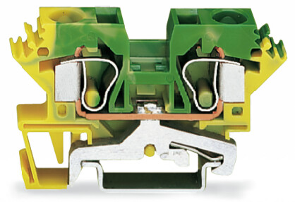 WAGO GmbH &amp; Co. KG Schutzleiterklemme 0,2-10mmq gn/gelb 284-607