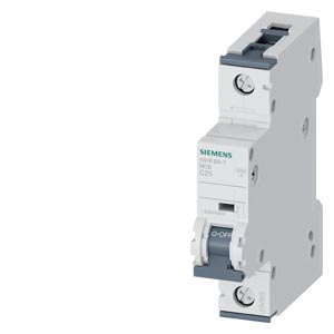 Siemens Siemens Dig Industr. LS-Schalter C25A,1-polig, T=70,6kA 5SY6125-7