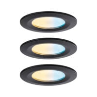PAULMANN LED-Einbaustrahler 6W Konverter schwarz Nova 924.46 3LEDs 2200-6500K weiß 530lm
