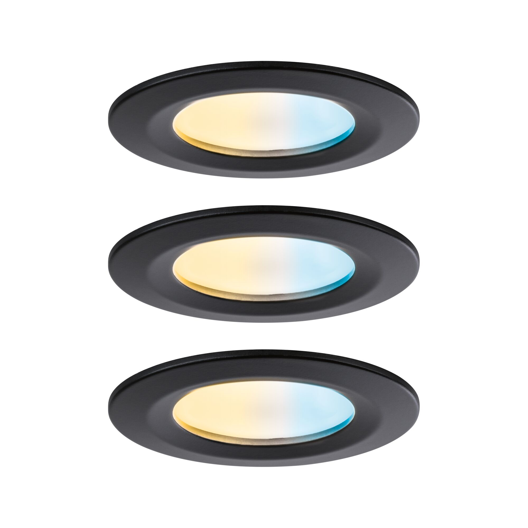 Paulmann PAULMANN LED-Einbaustrahler 6W Konverter schwarz Nova 924.46 3LEDs 2200-6500K weiß 530lm