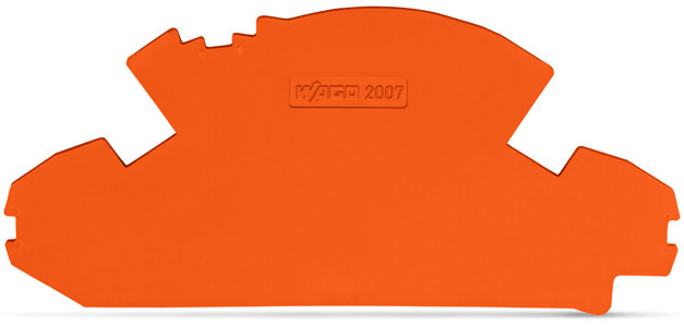 WAGO GmbH &amp; Co. KG Abschlussplatte orange 2007-8892