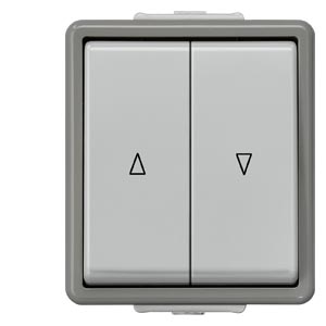 Siemens Siemens Dig Industr. IP44 Jalousietaster mit el. Verriegelung 5TD4708