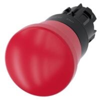 Siemens Dig Industr. Not-Halt-Pilzdrucktaster 22mm, rund, rot 3SU1000-1HA20-0AA0