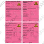 VA Aufkleber, Stilllegung de, nl, et, it Vaillant-Nr. 0010038459