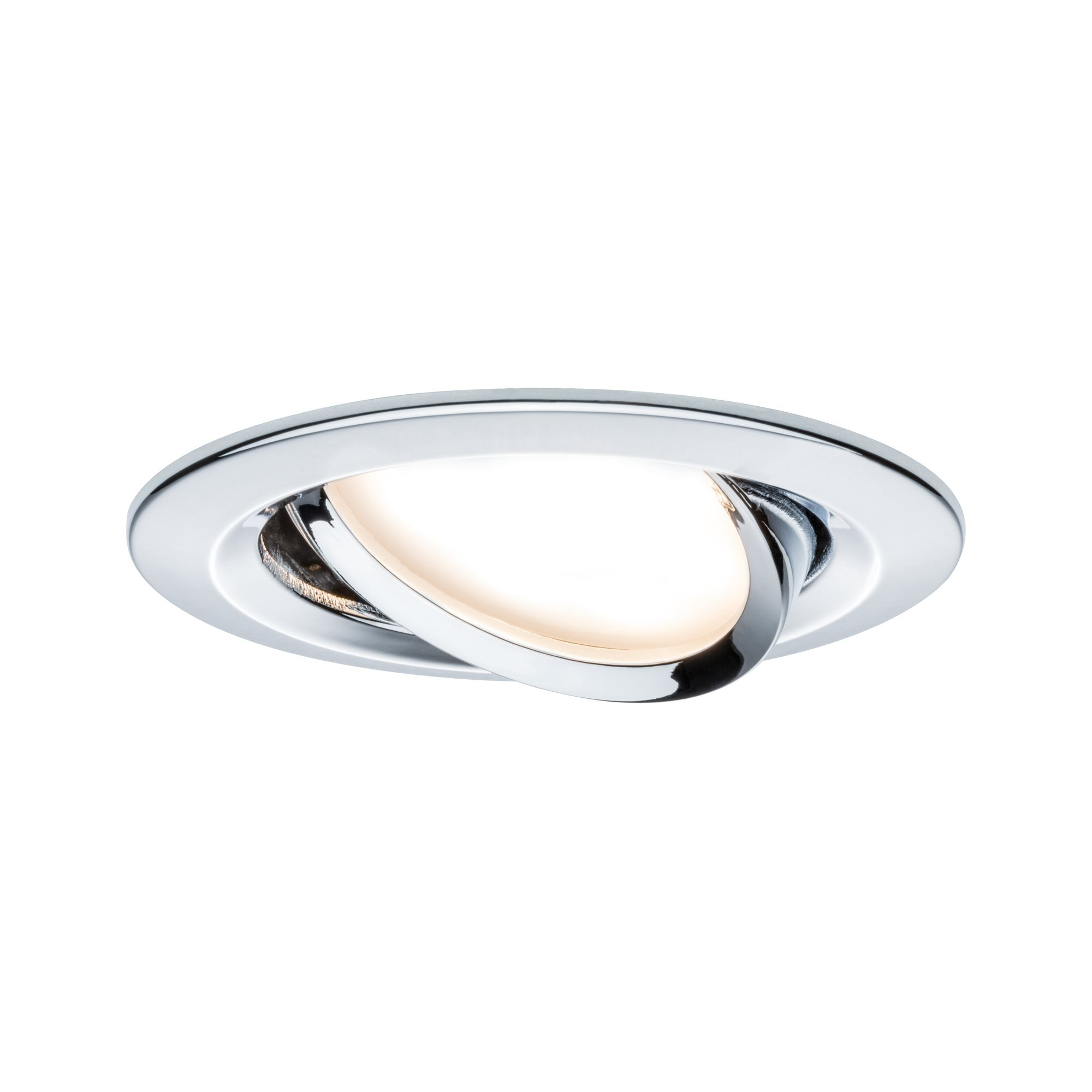 Paulmann PAULMANN LED-Einbaustrahler 6,8W 1LED weiß CoinSlim 938.79 chr 2700K 425lm chr matt
