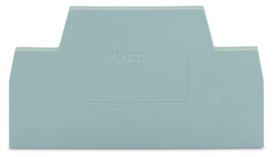 WAGO GmbH &amp; Co. KG Abschlußplatte grau 280-340