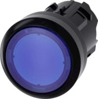 Siemens Dig Industr. Drucktaster 22mm, rund, blau 3SU1001-0AB50-0AA0