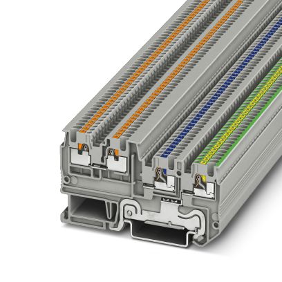 Phoenix Contact Inst schutzleiterklemme 0,14-1,5qmm, grau PTIO 1,5/S/3-PE