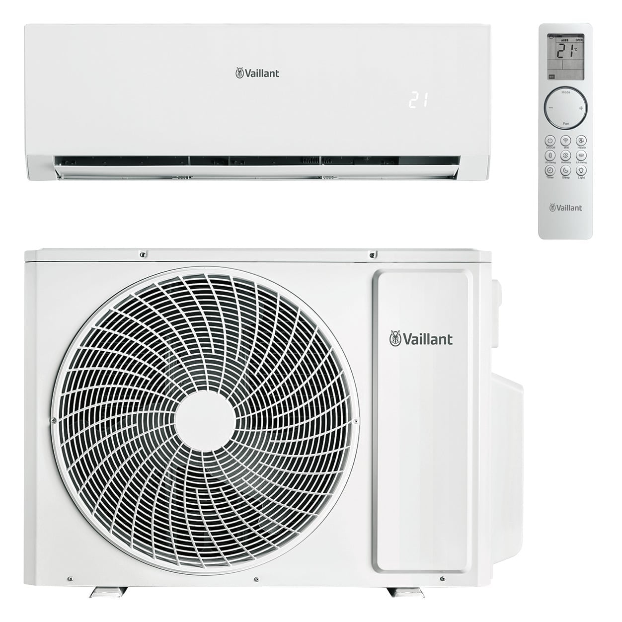 VAILLANT Paket 5.017 climaVAIR plus VAIP 1-025 WN inklusive Zubehör (25m)