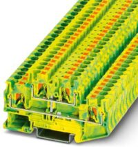 Phoenix Contact Doppelstockklemme 0,2-6qmm, grün-gelb PTTB 4-PE