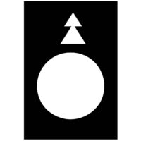 Schneider Electric Symbolschild schwarz ZB2BY2912
