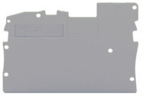 WAGO GmbH & Co. KG Abschlussplatte grau 2022-1291
