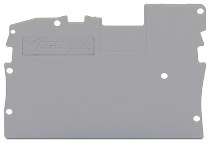 WAGO GmbH &amp; Co. KG Abschlussplatte grau 2022-1291