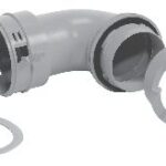 Anschlussadapter 90 Grd., zum Anschluss eines flexiblen Luftschlauches