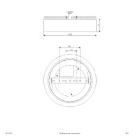 EVN Lichttechnik LED-Anbauleuchte IP54 3000K, 4000K, 5700K R30180125