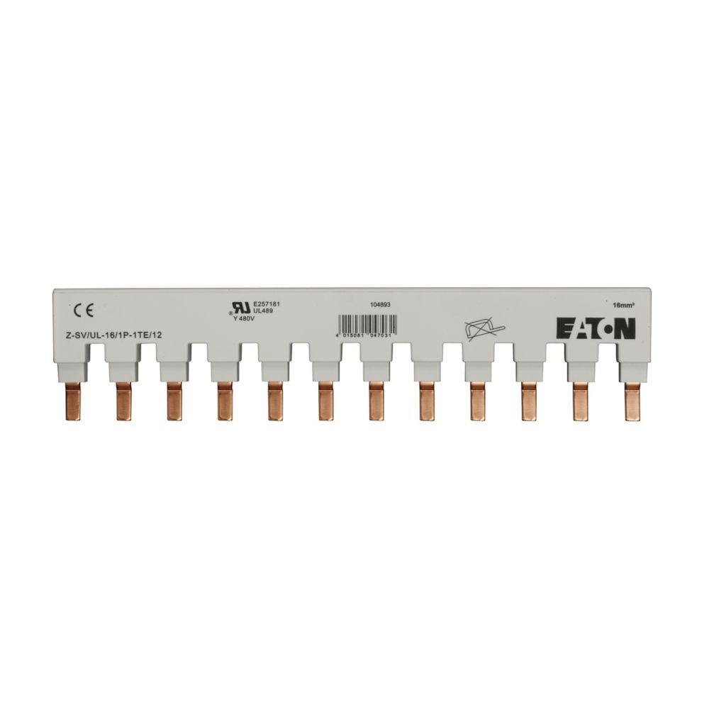 Eaton (Moeller) Phasenschiene 3Ph 16qmm Stift 6TE Z-SV/UL-16/3P-3TE/6